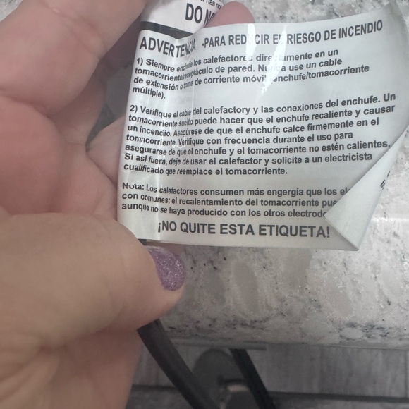 Vornado 200 Room Heater Charcoal Grey Electric With Fan.  New Open Box. - Picture 16 of 16